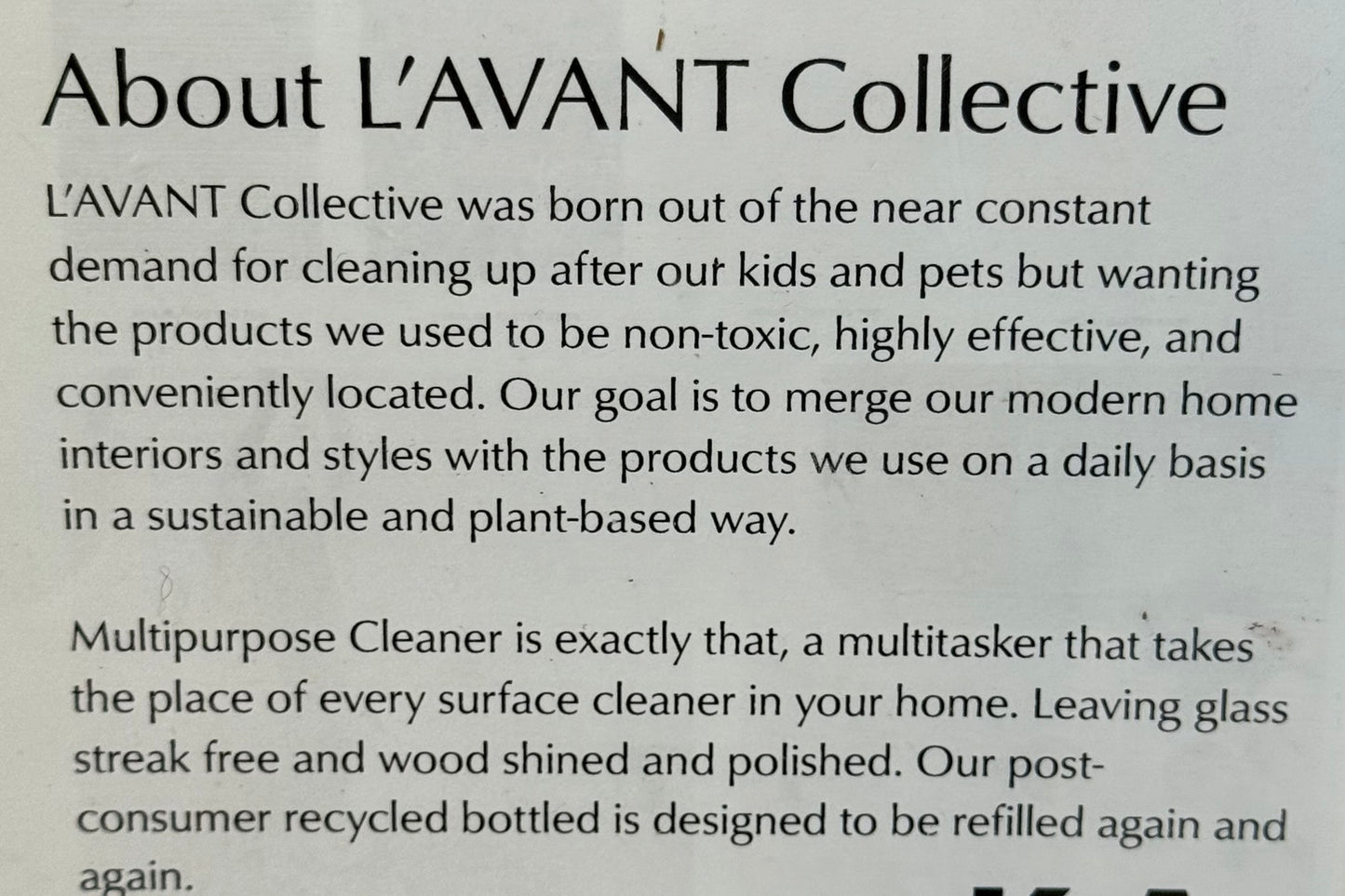 Geometry & L'avant Towel and Cleaner