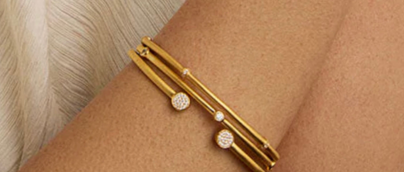 Orsay Bangle Bracelet - gold