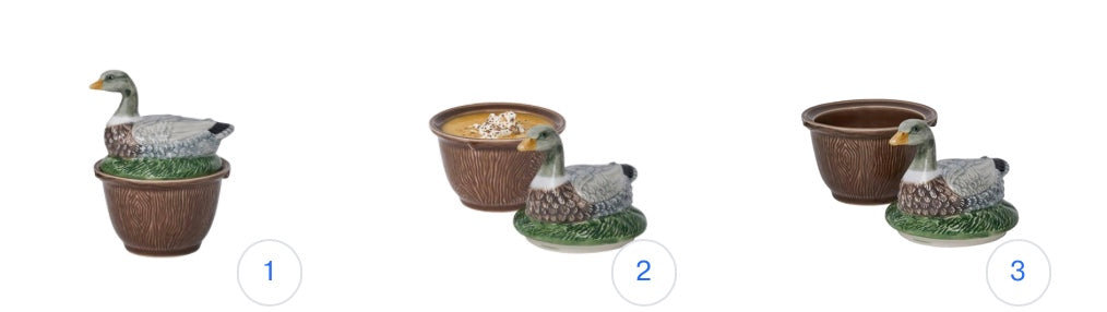Duck bowl with Lid by Juliska