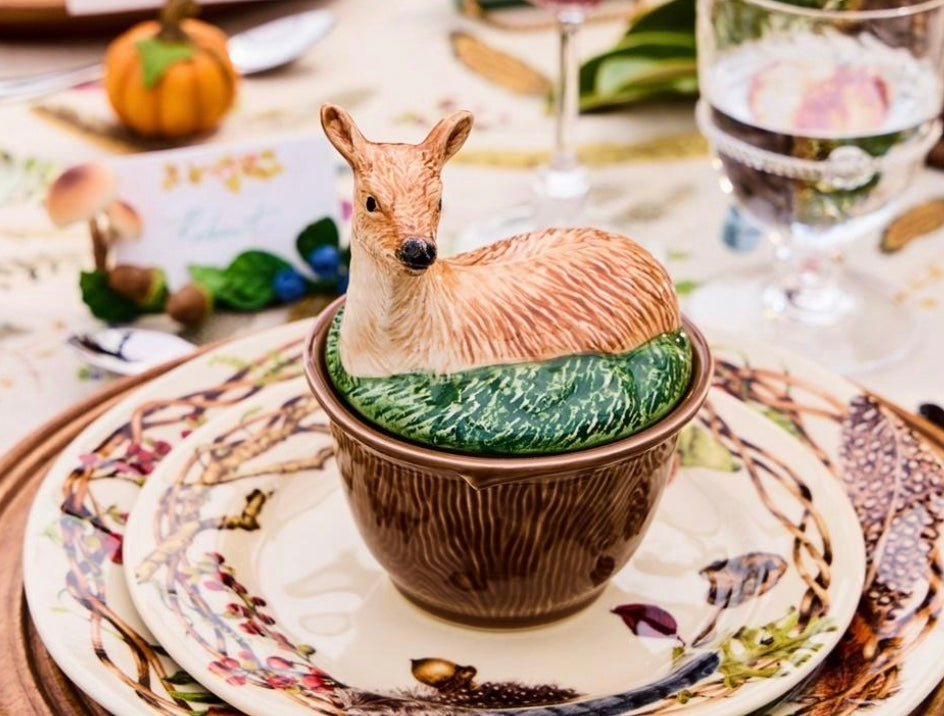 Deer bowl with Lid by Juliska