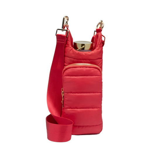 Poppy Red bag with solidred strap
