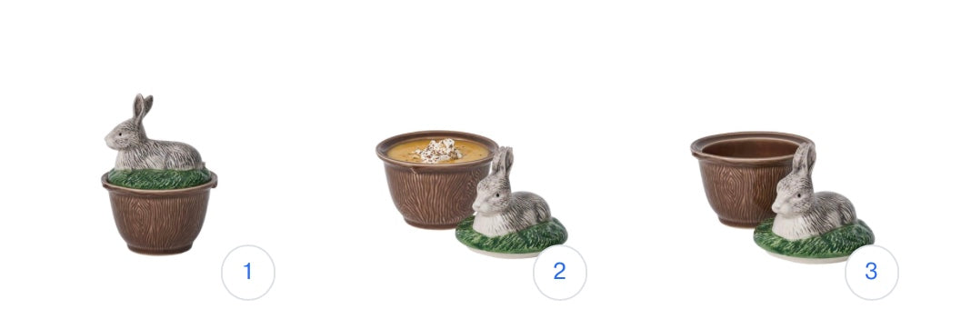 Rabbit bowl with Lid by Juliska