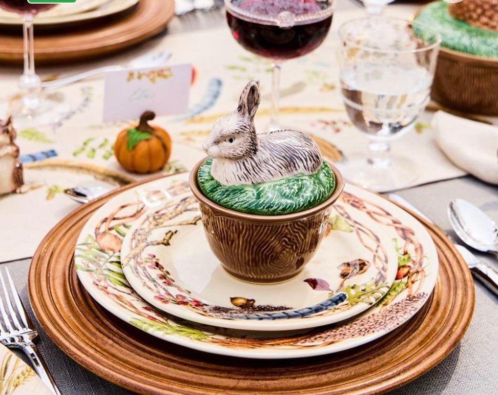 Rabbit bowl with Lid by Juliska